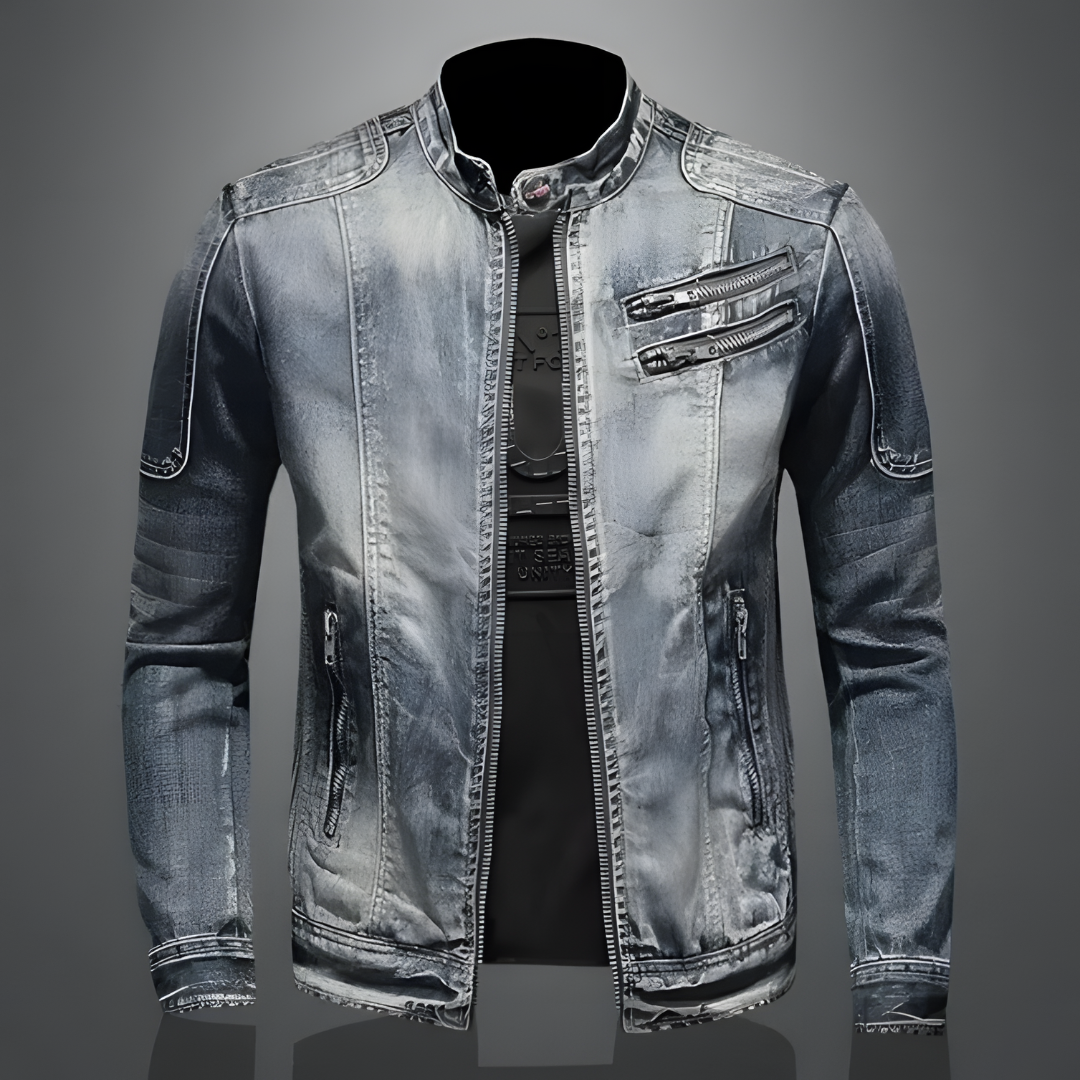 Alexo™ - Retro denim jacket for men