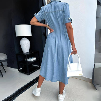 Eira™ - Trendy Denim Dress