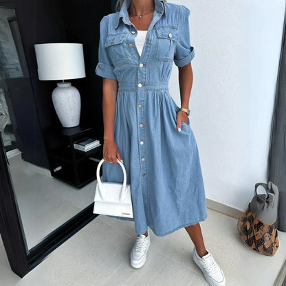 Eira™ - Trendy Denim Dress