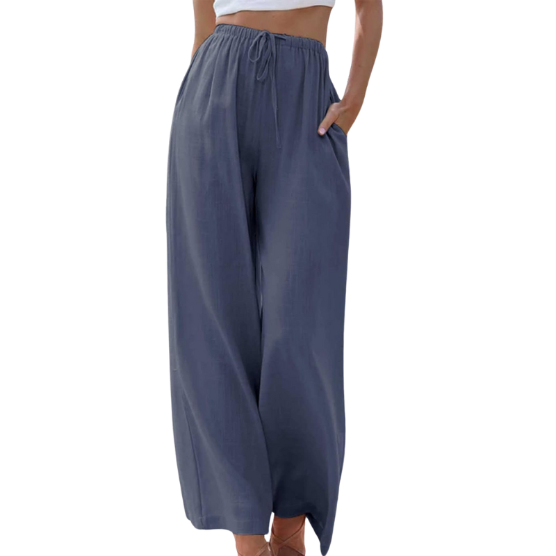 Adeline - Elegant trousers in cotton and linen