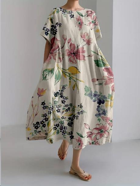 Gemma™ - Elegant Floral Dress