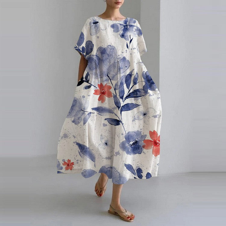 Gemma™ - Elegant Floral Dress