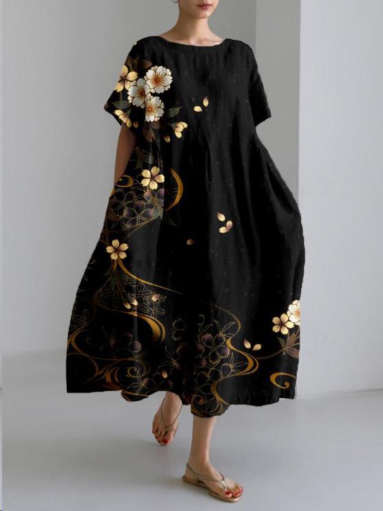 Gemma™ - Elegant Floral Dress