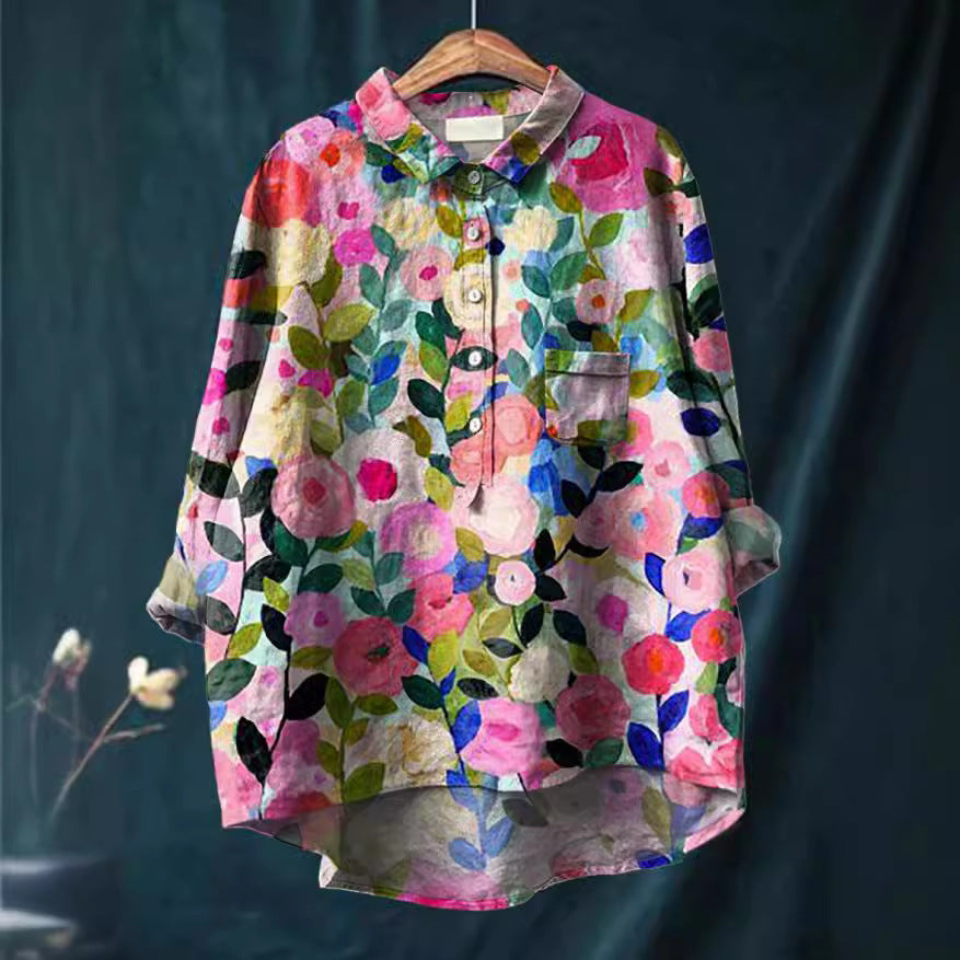 Minona™ - Floral Print Shirt