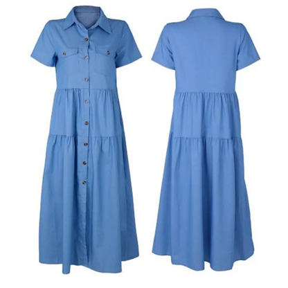 Galena™ - Elegant Denim Dress