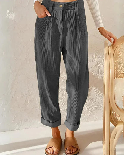 Hilma™ - Elegant Corduroy Pants