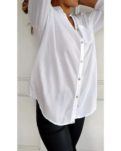 Melina - Casual top with buttons and sequins