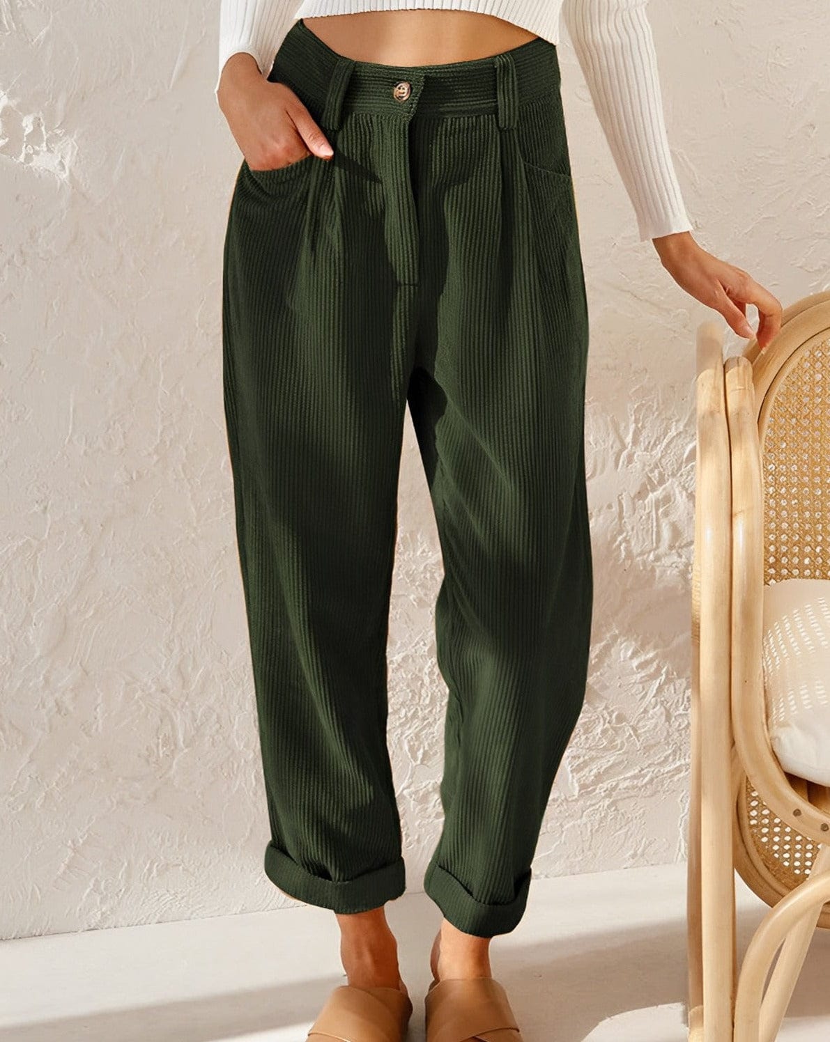 Hilma™ - Elegant Corduroy Pants