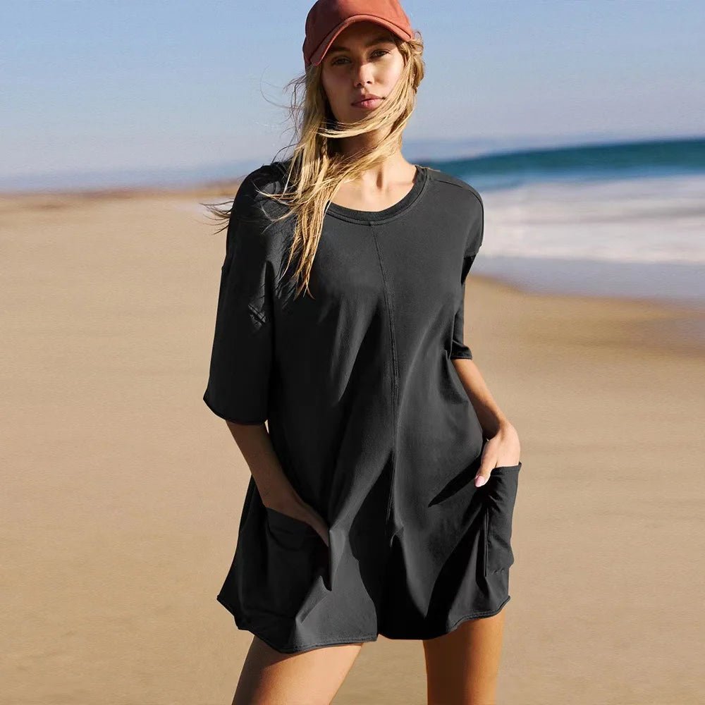 Eliana™ - Oversized T-Shirt Romper