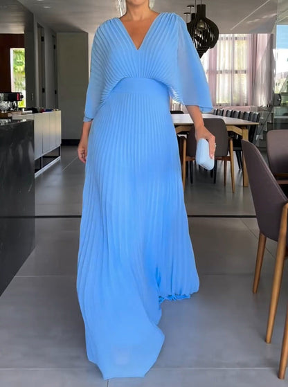 Tatiana™ - Elegant V Neck Dress