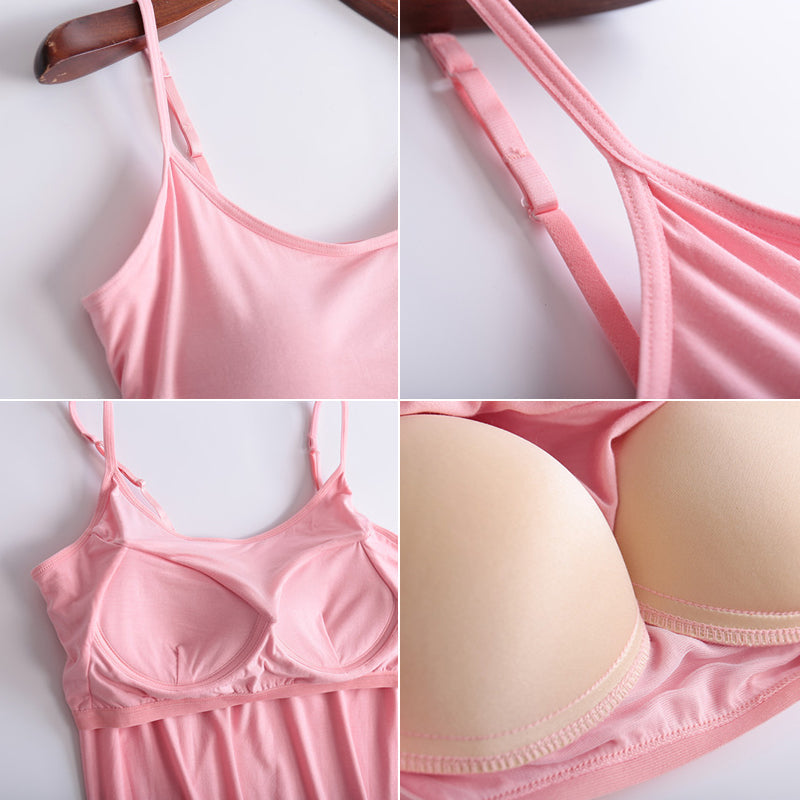 Silvia™ - Cami with built-in bra