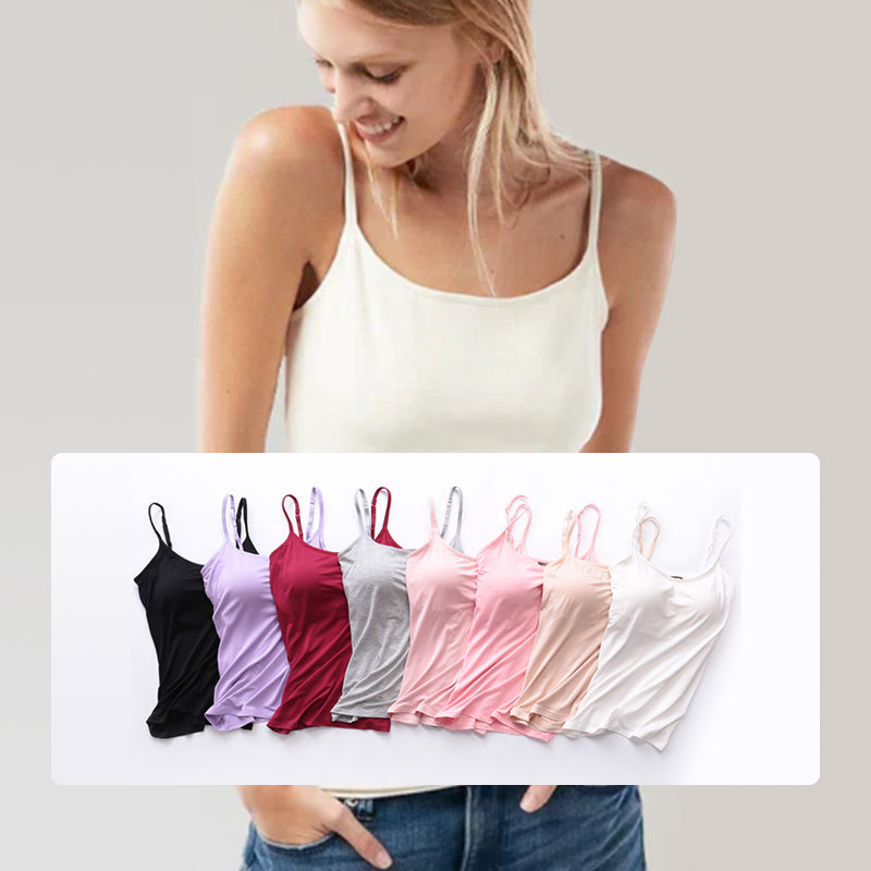 Silvia™ - Cami with built-in bra