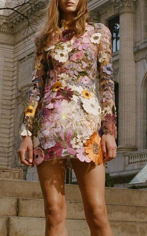 Celeste™ - Elegant Floral Dress