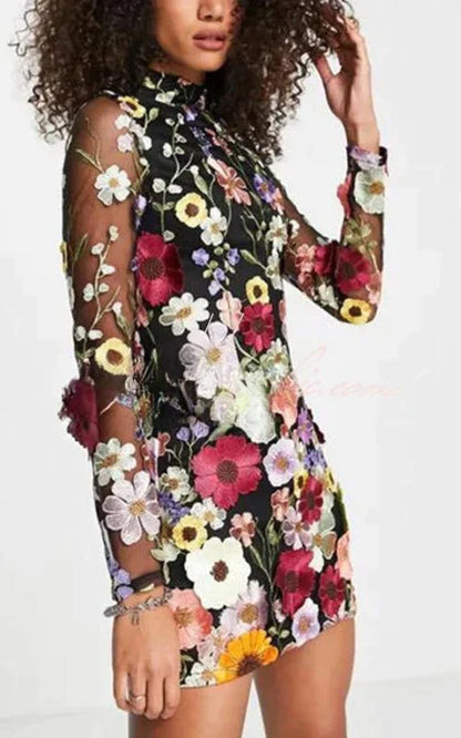 Celeste™ - Elegant Floral Dress